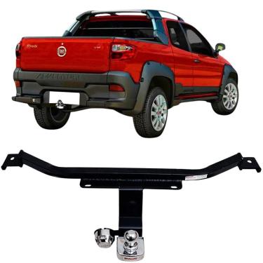 Imagem de Engate Reboque Rabicho Fixo Strada 2014 a 2020 450Kg