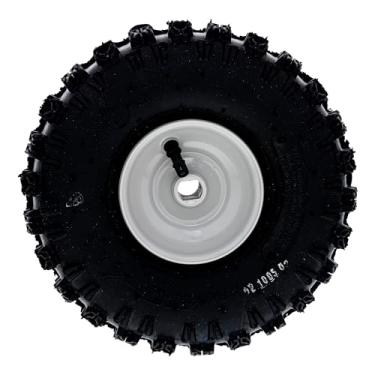 Imagem de MTD OEM 934-04282B Roda de 28 x 28 x 15 cm, serve para cortadores de grama MTD, sopradores de neve, padrão de piso agressivo, fácil de inflar