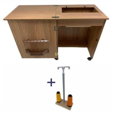 Imagem de Móvel Gabinete Mesa Maquina Costura Singer Facilita Pro 4423