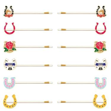 Imagem de 8/12 peças de grampos de cabelo para mulheres Dia de São Patrício chapéu trevo com glitter grampos de cabelo folha da sorte acessórios de cabelo Dia de São Patrício lembrancinhas de festa de férias