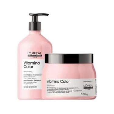 Imagem de Kit L'Oréal Professionnel Serie Expert Vitamino Color - Shampoo e Máscara-Unissex