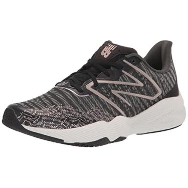 Imagem de New Balance Tênis feminino FuelCell Shift TR V2 Cross Trainer, Preto/cinza porto/champanhe metálico, 36 BR