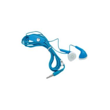 Imagem de Fone De Ouvido Com Fio Microfone plug 3.5mm p2 - Verde, Azul