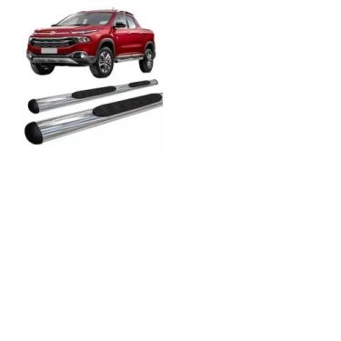 Imagem de Estribo Toro Modelo Oval Cromado - Estribo Lateral Fiat Toro - Hozz