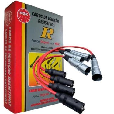 Imagem de Jogo Cabo De Vela Logus 1.8 Ap Gas Carburado 93 A 94 Stv05 - NGK, Pret