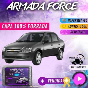 Imagem de Capa Cobrir Carro CLASSIC SEDAN 100% Forrada Armada Force 100% Imperme