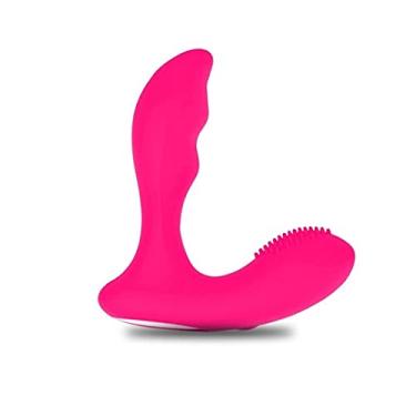Imagem de Massageador de Próstata Vibratória Brinquedo Sexual Unissex Com 2 Motores Potentes 10 Velocidades de Estimulação Ponto G Zatla (Rosa)