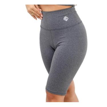 Imagem de Bermuda Ciclista  Legging feminina , Cintura Alta em Suplex do P ao G3