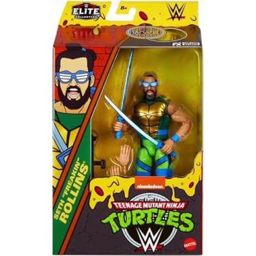 Imagem de WWE Elite Collection TMNT Seth Freakin Rollins as Leonardo Action Figure