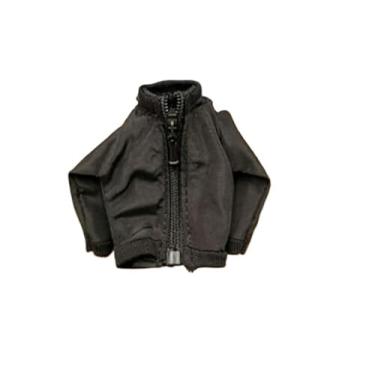Imagem de BOSWON 1/12 Scale SHF Black Jacket Coat for 6" Mezco Dam 3A Male Body Figure