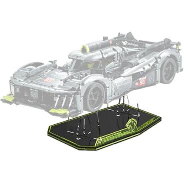 Imagem de Acrylic Display Stand for Lego Technic 42156 Peugeot 9X8 24H Le Mans Hybrid Hypercar Set