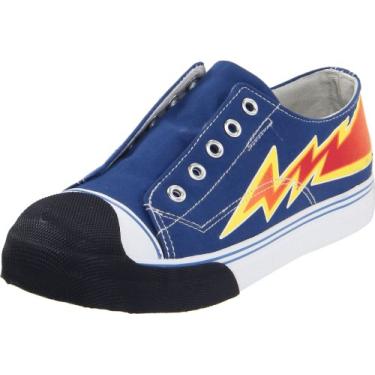 Imagem de Morgan & Milo Tênis masculino Bolt (bebê/criança pequena), Parafuso azul forte, 10 Toddler