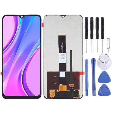 Imagem de tela Tela LCD original e conjunto completo de digitalizador para Xiaomi Redmi 9 Índia versão M2006C3MII M2004C3MI substituição da tela