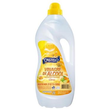 Imagem de Vinagre de Álcool Aromatizado Citrus 6% Castelo 2l - Castelo Alimentos