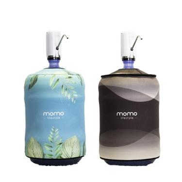 Imagem de Kit Oceano 1 Bomba Momo Branco Bom-Dia mais 1 Capa dupla face em Neopr