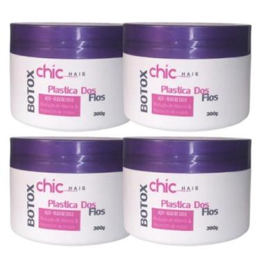 Imagem de 4 Botox Plastica dos Fios Alisamento e Redutor de Volume Capilar Chich