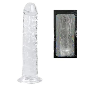 Imagem de Pênis Realístico Em Jelly Com Ventosa 16 X 3Cm Fácil de Fixar, Prazer Intenso Sexo Realista