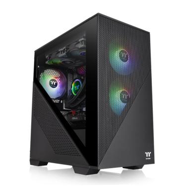Imagem de Gabinete Thermaltake Divider 170 TG ARGB MidTower Vidro Temperado ARGB USB C/2 Fans ARGB Preto