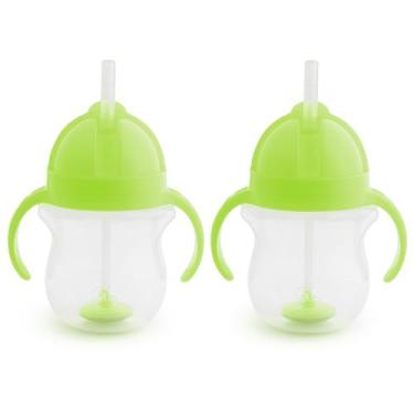 Imagem de Canudo Sippy Cup Munchkin Any Angle Weighted Straw, 200 ml, pacote com