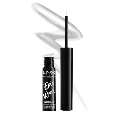 Imagem de Delineador nyx professional makeup Epic Wear Metallic Silver