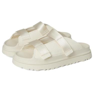 Imagem de UGG Sandália unissex infantil Goldenglow Slide (infantil/criança pequena), Jasmim, 10 Toddler