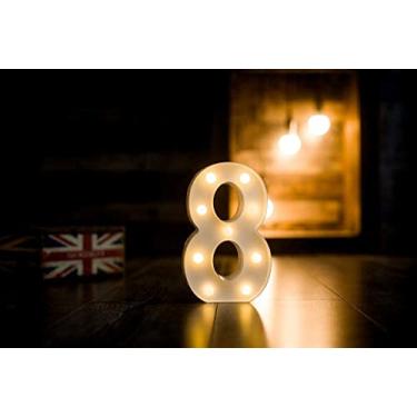 Imagem de Ilumina as letras, LAMP logótipo Small Size Plastic letter LED letter LAMP Night letter Family Party Bar Wedding Festival Decoration (8)