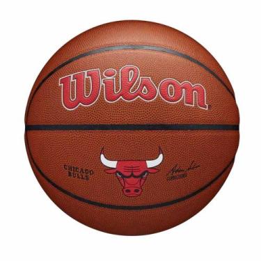 Imagem de Bola Basquete Wilson NBA Chi Bulls Unissex WTB3100XBCHI, Vermelho, Lar
