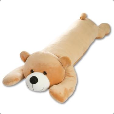 Imagem de Travesseiro Gigante Xuxão Animais Pelúcia 100% (Urso Caramelo)