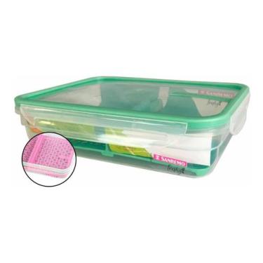 Imagem de Pote Hermético 1,6l Freshy Divisória Removível Empilhável - Sanremo