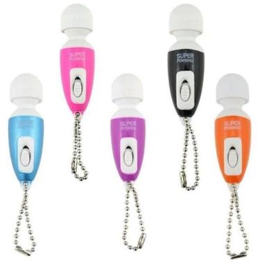 Imagem de Mini Vibrador Chaveiro - Vibrador Feminino Varinha Mágica - Massageado