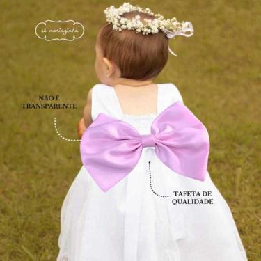 Imagem de Laço Estruturado Para Vestido Azul Branco Vermelho Rosa Lilas Verde Ch