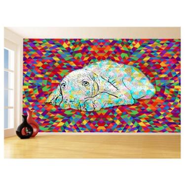 Imagem de Papel De Parede 3D Animais Pop Art Cachorro Pet 3,5M Pxa214 - Você Dec