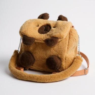 Imagem de Bolsa Brinquedo e Mochila Capivara pelúcia Infantil Fofinha - Marca