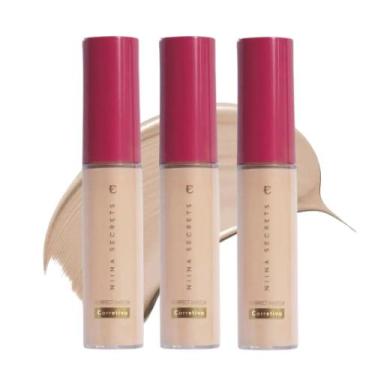 Imagem de Kit 3 Corretivo Niina Cor 05 Secrets Perfect Match Eudora 10ml