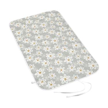 Imagem de Llazsybz Almofada de Passar Roupa Portátil, Acessório de Vestuário Profissional Resistente, Ideal para Casa, Viagens, Máquina de Lavar E Secar, Girassóis, Tamanho real