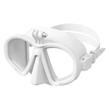 Imagem de Lljsszr Óculos de Mergulho, Equipamento de Snorkel, Confortável, óculos de Mergulho para Esportes Aquáticos, Mergulho com Snorkel E Natação, Branco