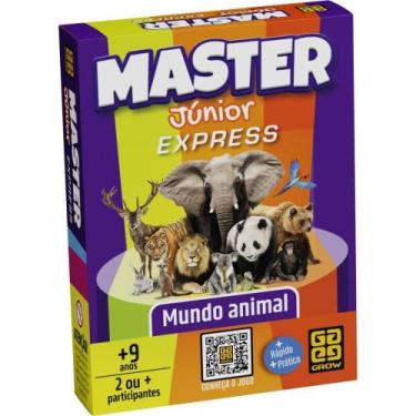Imagem de Jogo de Cartas Master Junior Mundo Animal - GROW