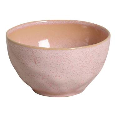 Imagem de Conjunto De Bowls Orgânico Litchi Com 06 Peças Em Stoneware Rosa - Porto Brasil