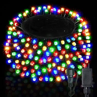 Imagem de Cronômetro multicolorido LED de luzes de corda de Natal BLCtec de 108 