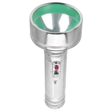 Imagem de NUOBESTY Lanterna de metal vintage retrô clássica para decoração de casa rural portátil, pequena e antiquada, lanterna policial operada por bateria, estilo vintage