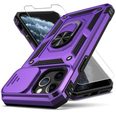 Imagem de Capa de telefone YZOK iPhone 11 Pro 5,8" roxa à prova de choque