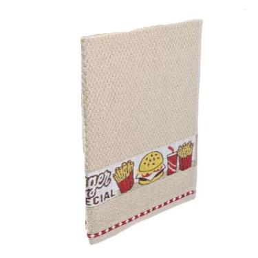Imagem de Pano De Prato Jacquard 50X70Cm Bistro Burguer Cavhome