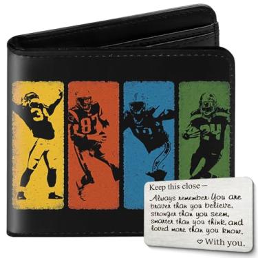 Imagem de tawazi Carteira infantil para meninos com cartão, carteira para meninos adolescentes de 4 a 5 a 6 a 7 a 8 a 9 a 10 a 11 a 12 a 13 a 14 a 15 a 16 anos, carteira de couro para adolescentes e