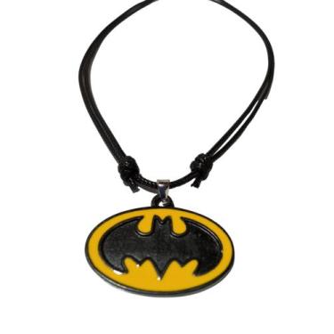 Imagem de Colar Infantil Ajustável Batman Ajuste 80cm - Perfeição