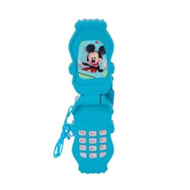Imagem de Celular De Brinquedo Smartphone Flip Mickey Cinza Luz E Som - Etitoys