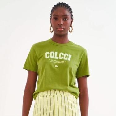 Imagem de Camiseta Colcci Brazil Feminino-Feminino