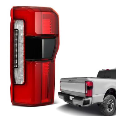 Imagem de STRAUTOS Luzes traseiras de LED compatíveis com Ford F250 F350 Super Duty com ponto cego 2023 2024 2024 2025 (lado direito do passageiro)
