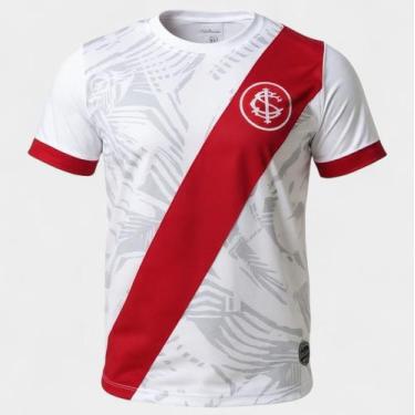 Imagem de Camisa Internacional RetrôMania Classic Masculina - Branco e Vermelho,