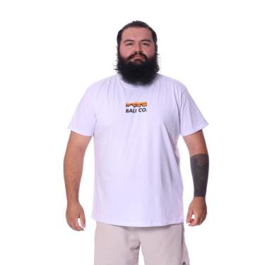 Imagem de Camiseta Plus Size Bali Hai Horizon This Way, Branco, G2