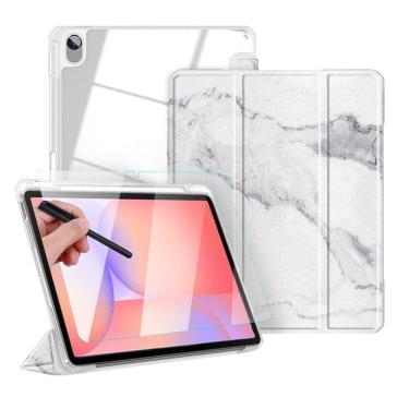 Imagem de Capa Mármore Para Samsung S10 Lite 10.9 X400 + Vidro +Caneta